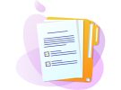 Document Vector Colorful Design